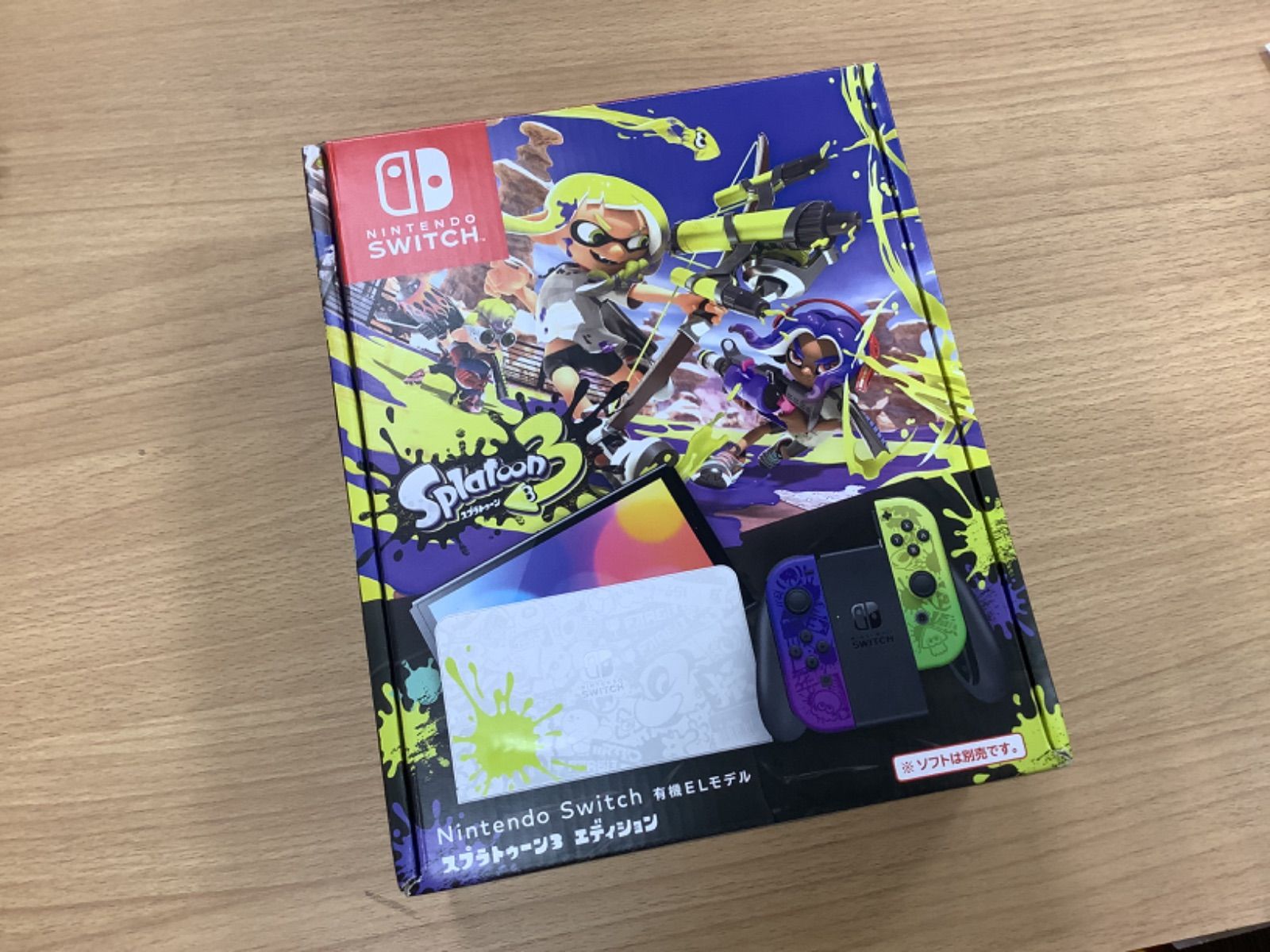 D1376 【美品】任天堂Switch 有機ELモデル スプラトゥーン3 
