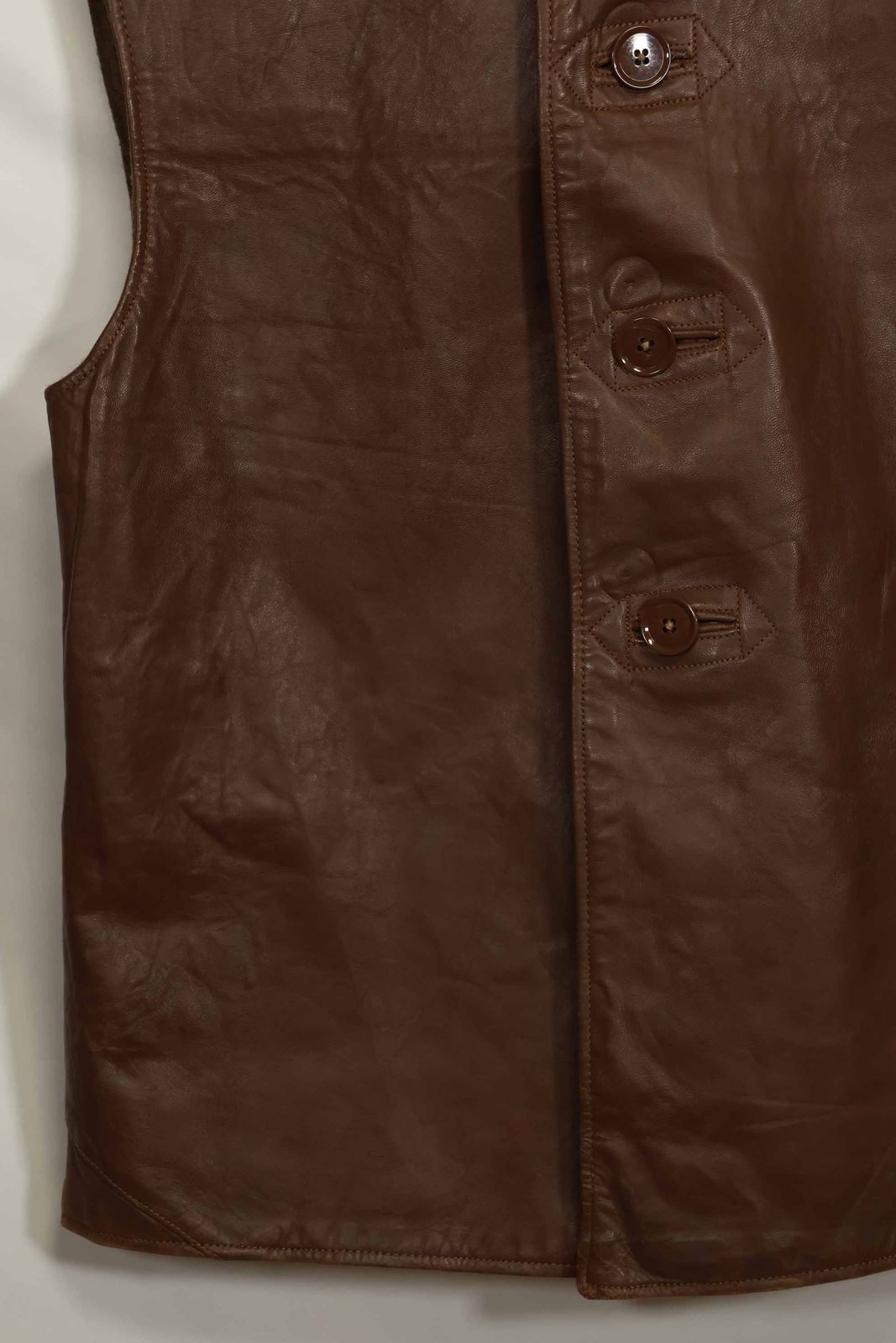 ⭐︎激レア⭐︎1918年製 ジャーキンベスト WWI JERKIN VEST | LEATHER JACKET(MIL) | The Real McCoy's