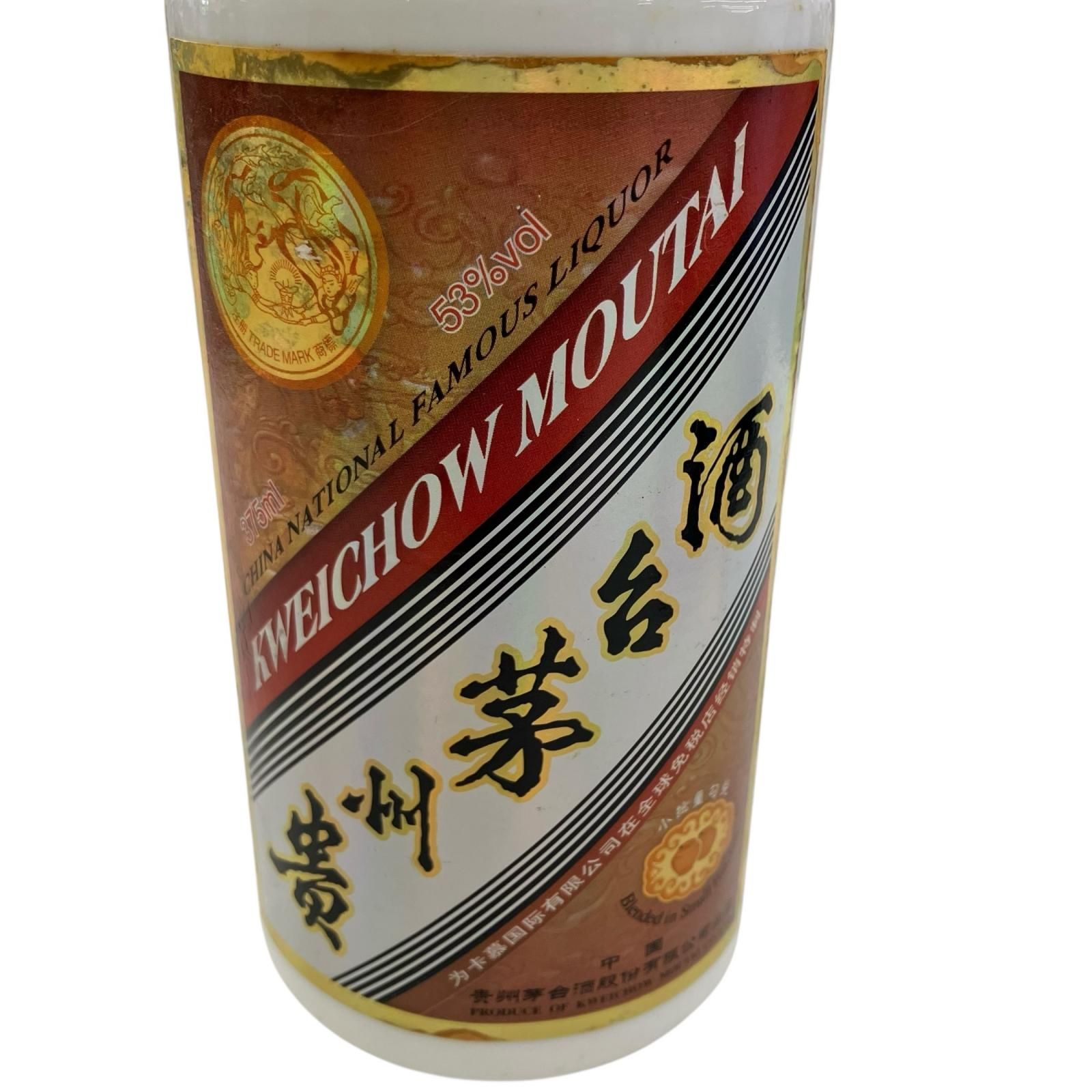 飲料・酒 186000 貴州芽台酒 マオタイ酒 ゴールドラベル 天女ラベル 