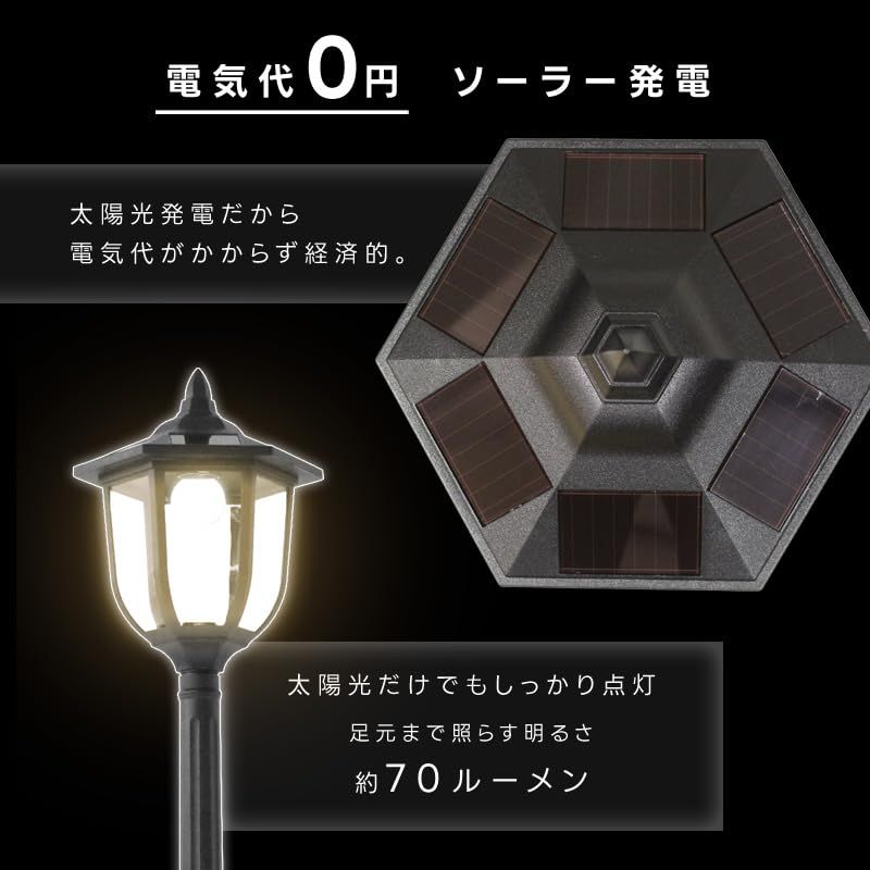 プランター付きソーラーライト