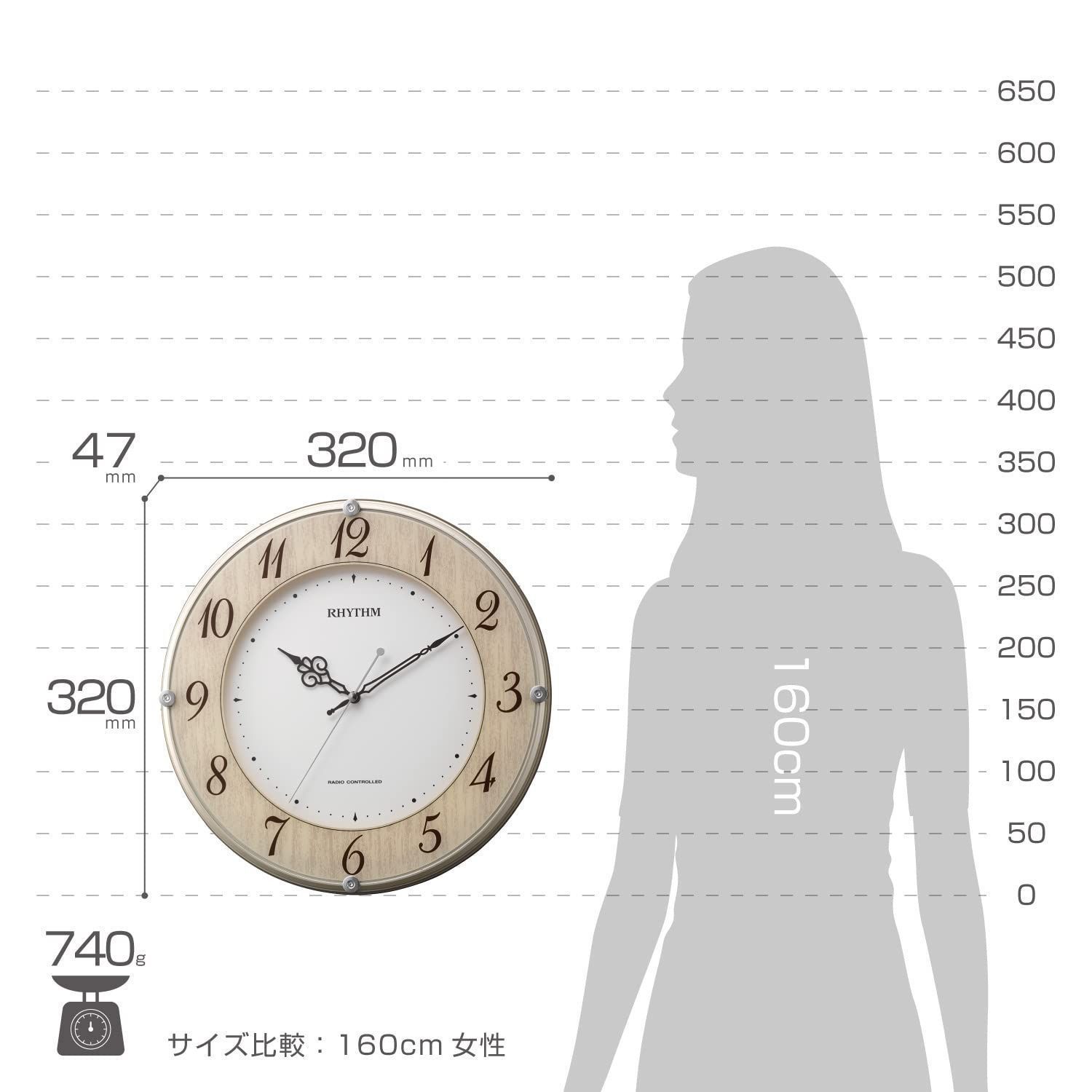 静音設計 直径32cm