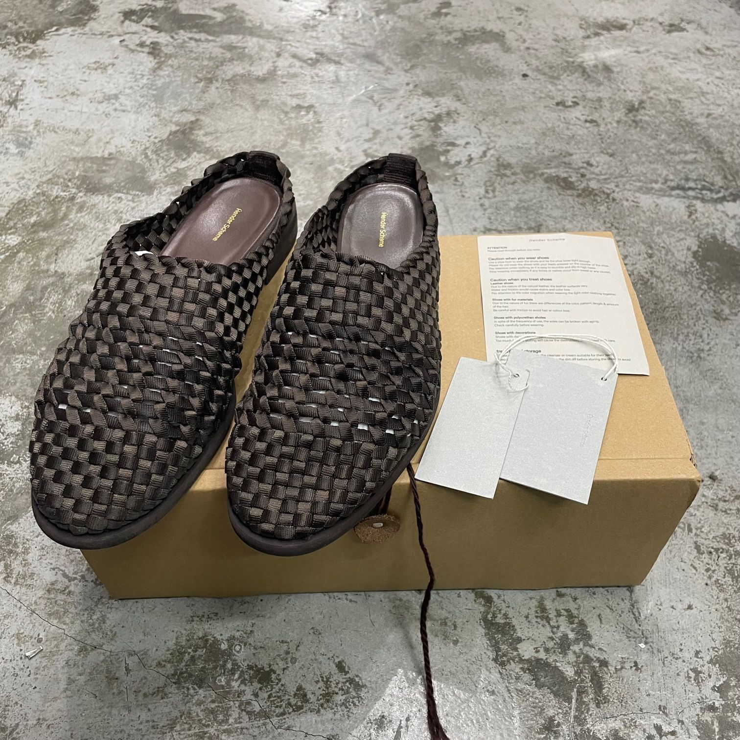参考上代30800円 HENDER SCHEME PARALLEL / NYLON HAND MESH