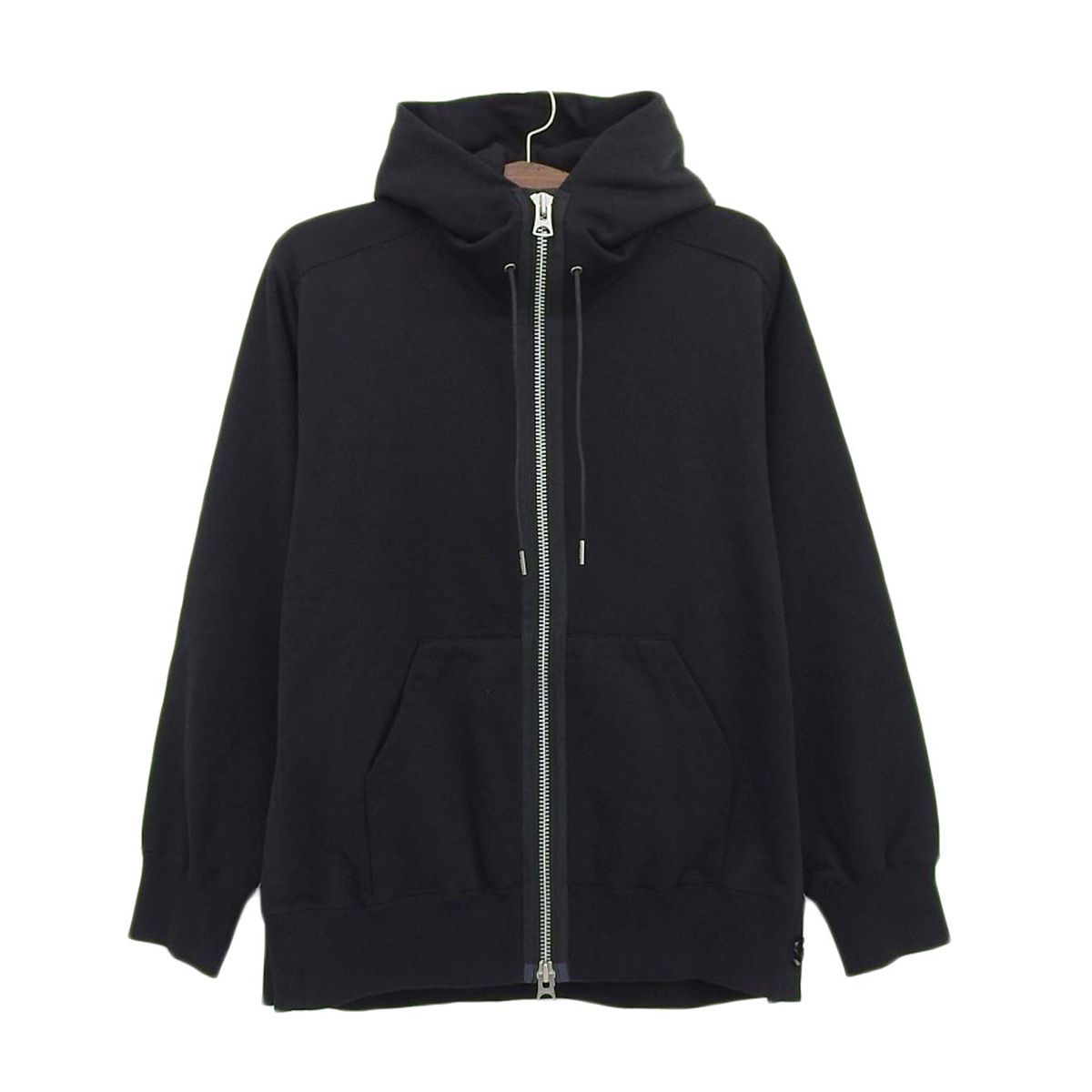 サカイ スウェット ジャージー ダブルジップ フーディー SCM-069 メンズ ブラック Sacai アパレル 小物