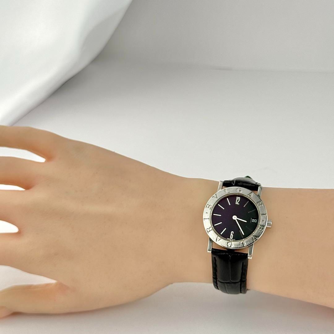 ブルガリブルガリ デイト ベルト 電池 レディース 腕時計 679