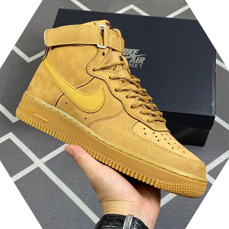 本日の新品は未使用です Nike Air Force 1 High'07 wB Flax  並行輸入品【CJ9178-200】