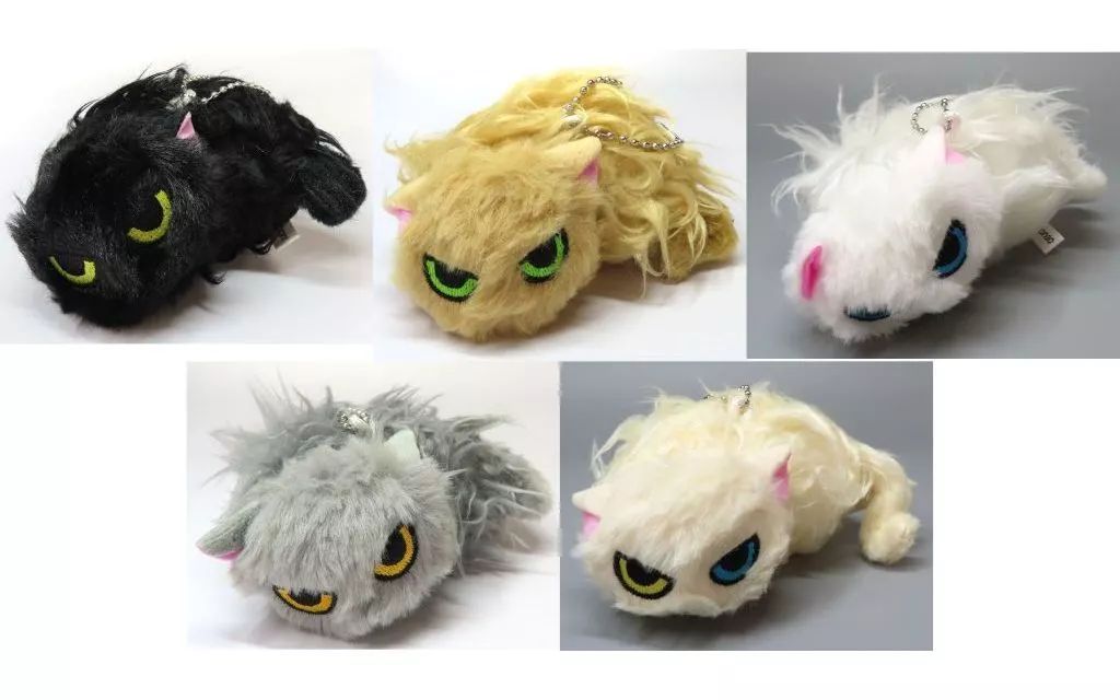 なつかない猫　ぬいぐるみ なつかない猫 ぬいぐるみ 全5種セット カプセルトイ ガチャ