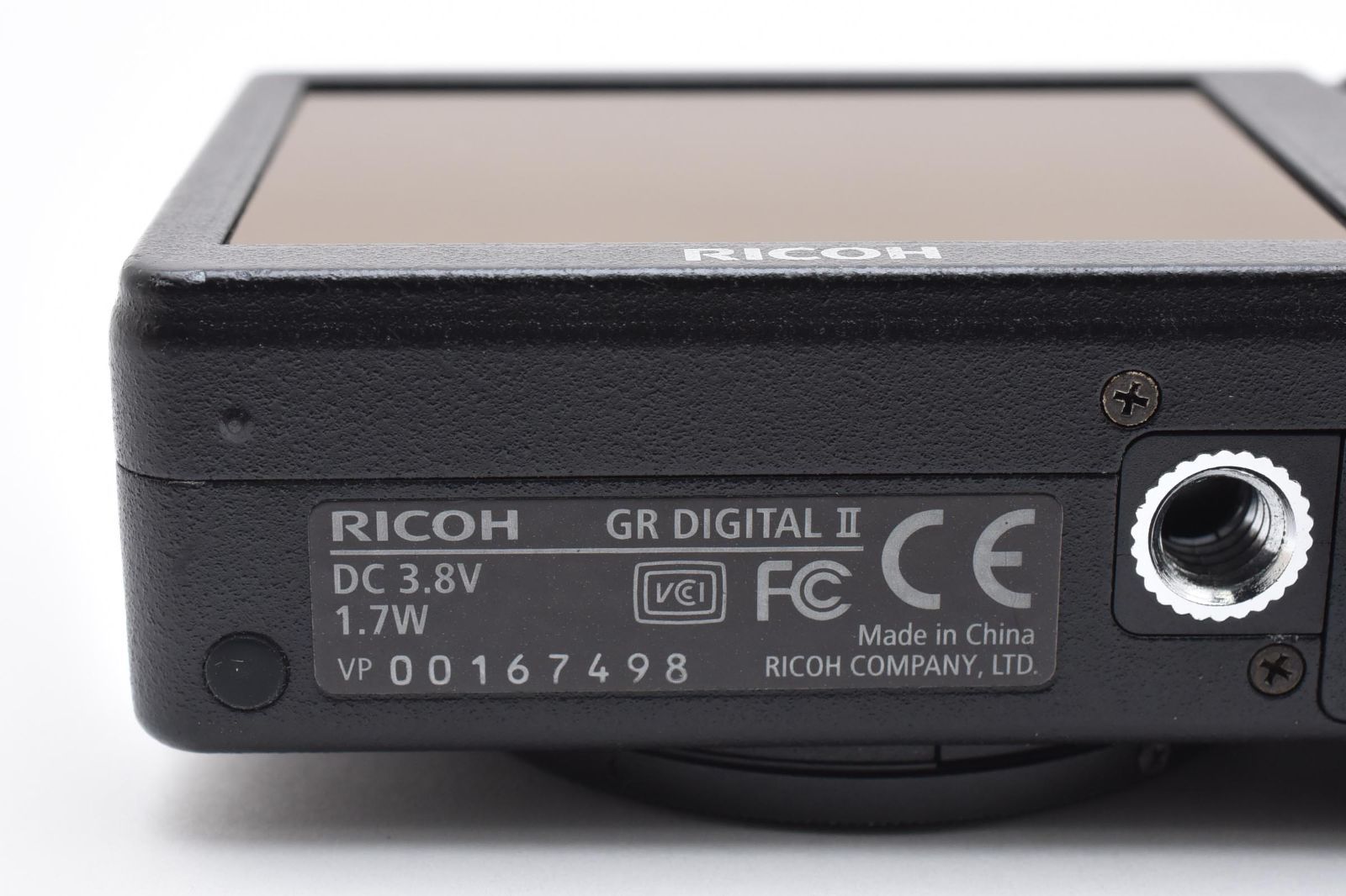 RICOH リコー GR DIGITAL II 【ショット数5回】 RICOH GR DIGITAL II