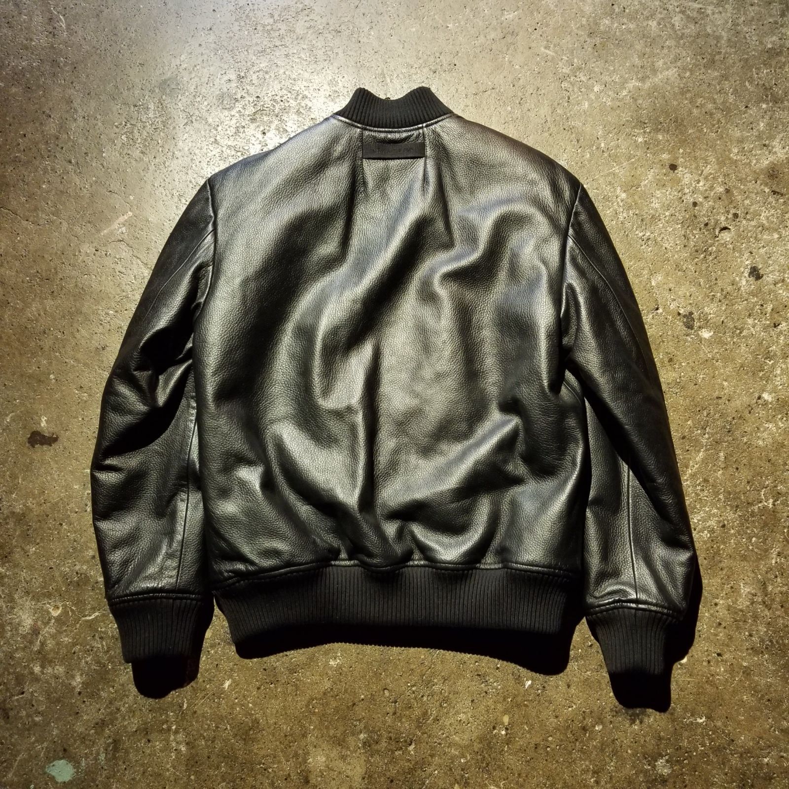 1017 alyx 9sm スタジャン レザーXL