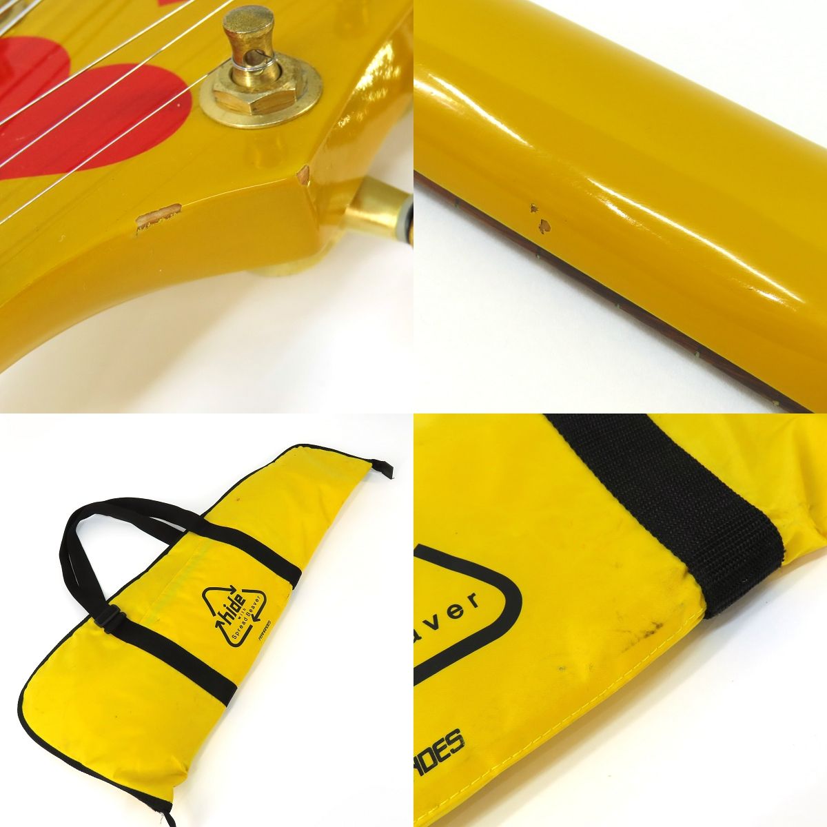 Burny バーニー YH-JR HY イエローハート hide ミニギター