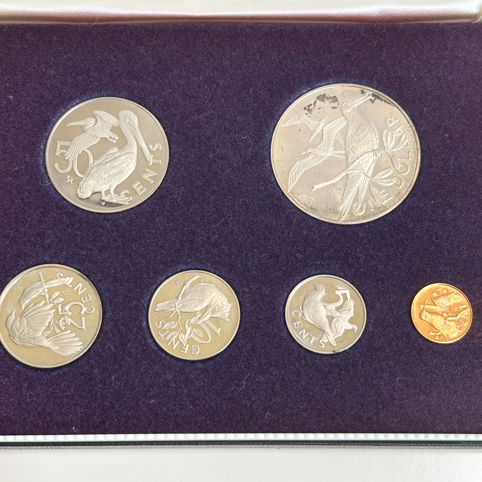 フランクリンミント 記念硬貨 英領ヴァージン諸島 1973年度プルーフ