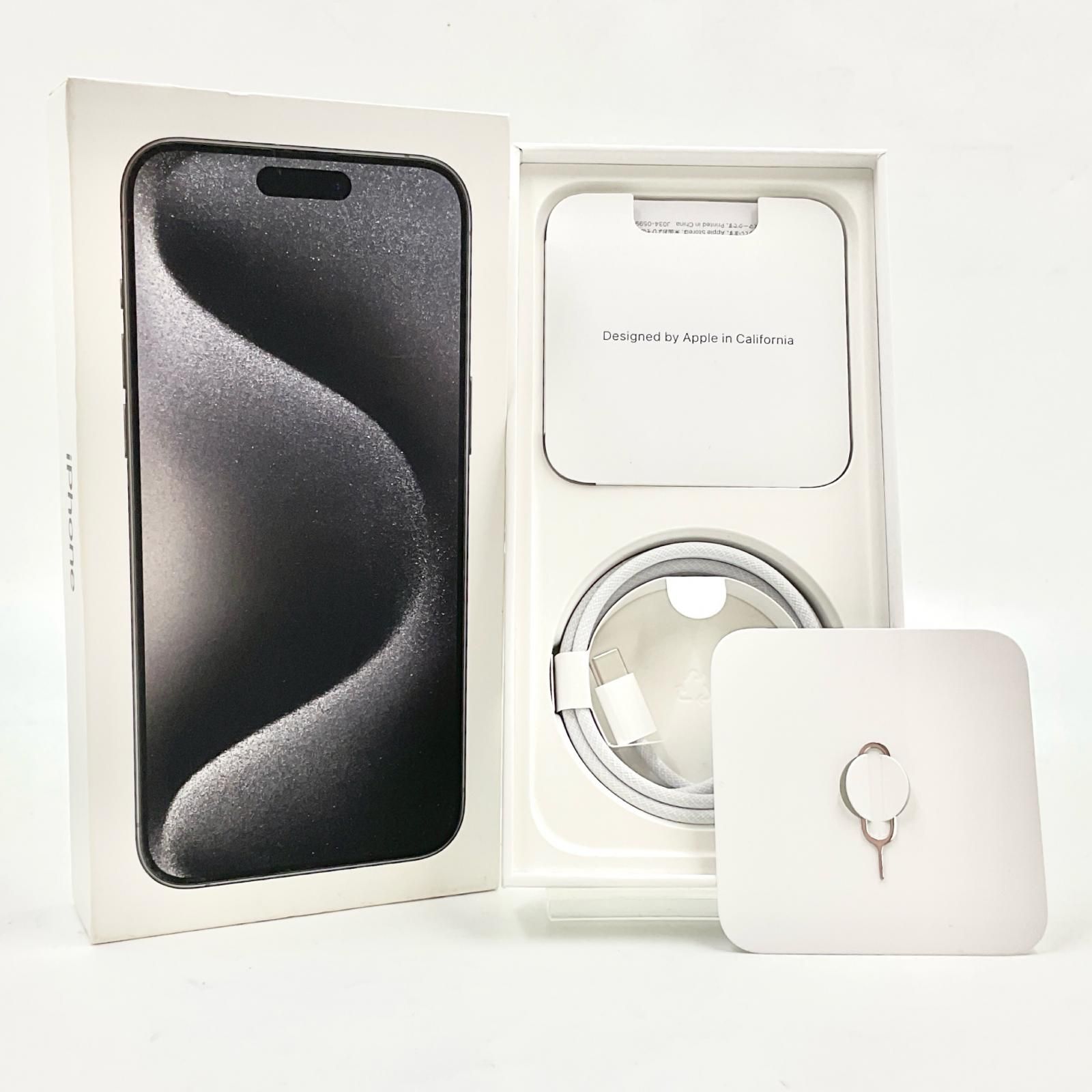 iPhone 15 Pro Max 256GB ブラック SIMフリー 白ロム 動作確認済 84