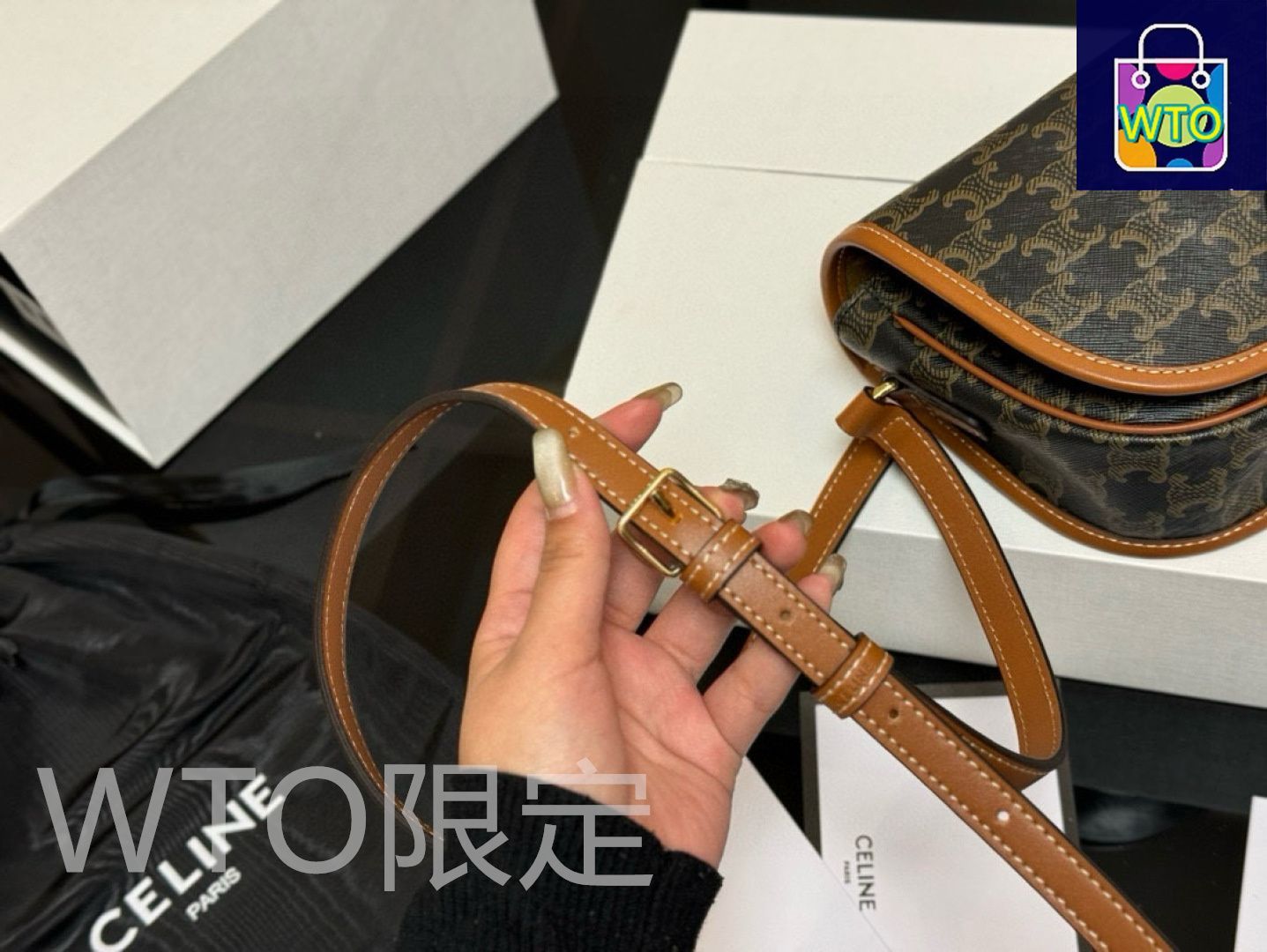♡関税送料込♡CELINE BESACE サドルバッグ org.jpg