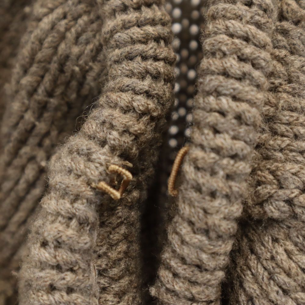 フォクシー ニット コート F アッシュブラウン系 FOXEY レディース  