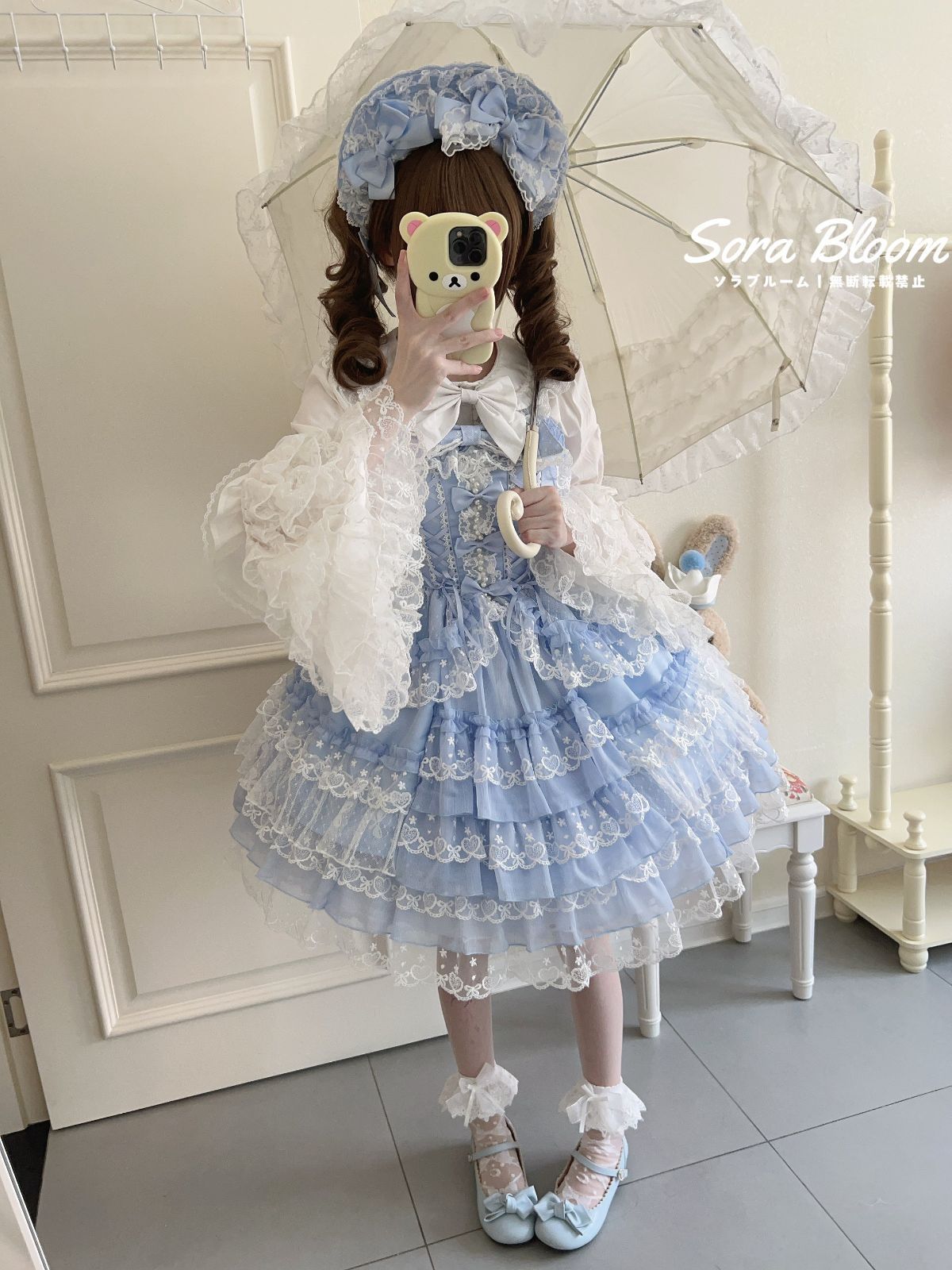 2025新作 【愛恋序曲】 Lolita洋装 甘ロリスタイル jsk吊り