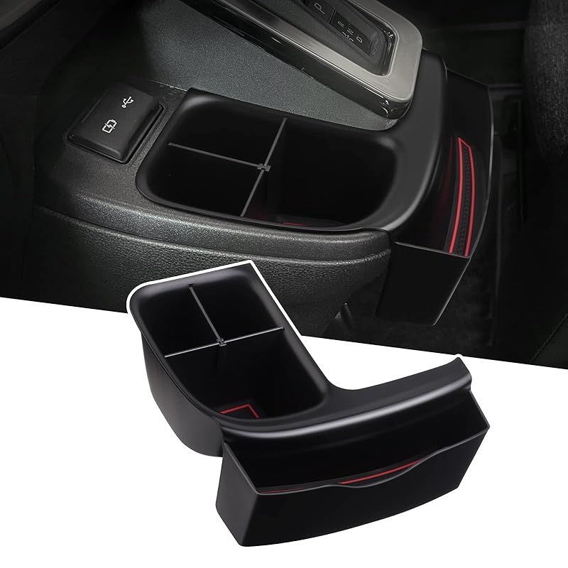 LIMSTYLE トヨタ 新型シエンタ 3代目 (7人乗り) ガソリン車 シフトサイドポケット 車種専用 車内収納ボックス 収納トレイ 滑り止め ラバーマット付き 装着簡単 (新型 シエンタ Sienta 3代目 2022+ (7