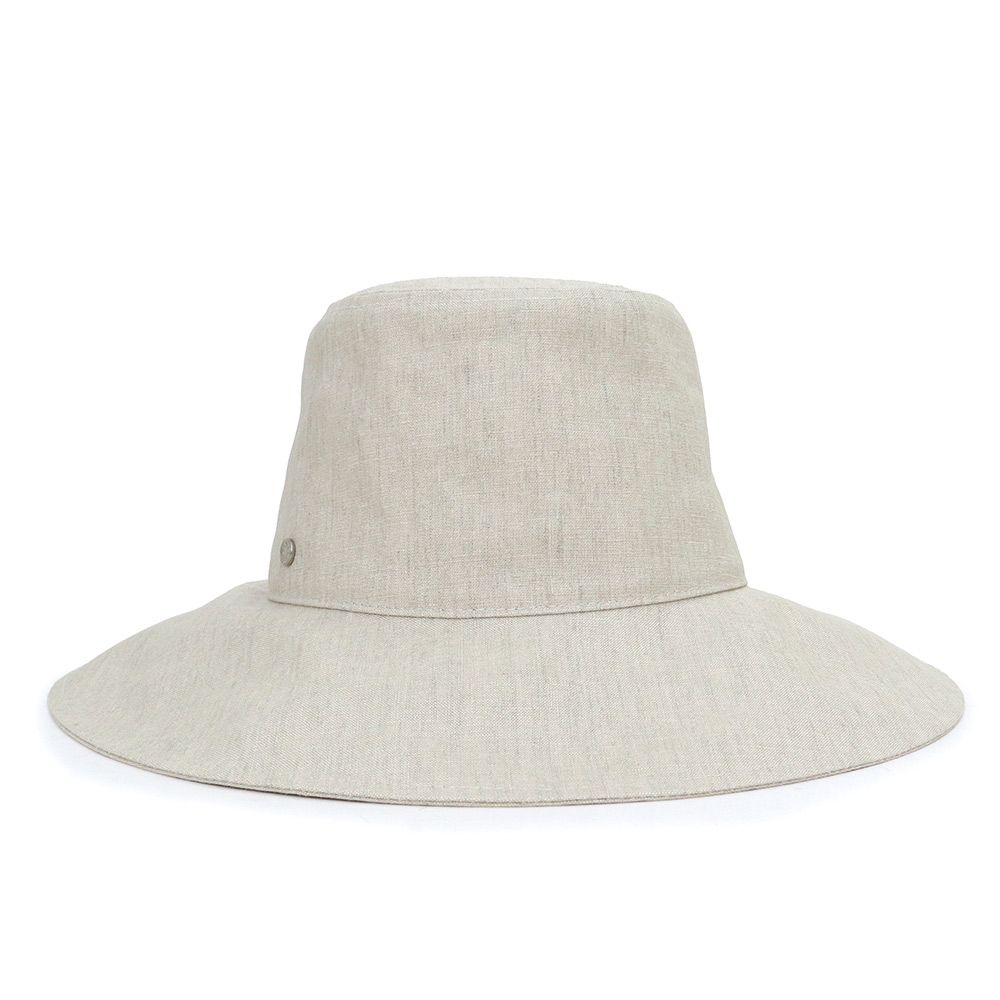 エルメス コレットハット 帽子 #57 セリエボタン 麻 リネン アクリル 