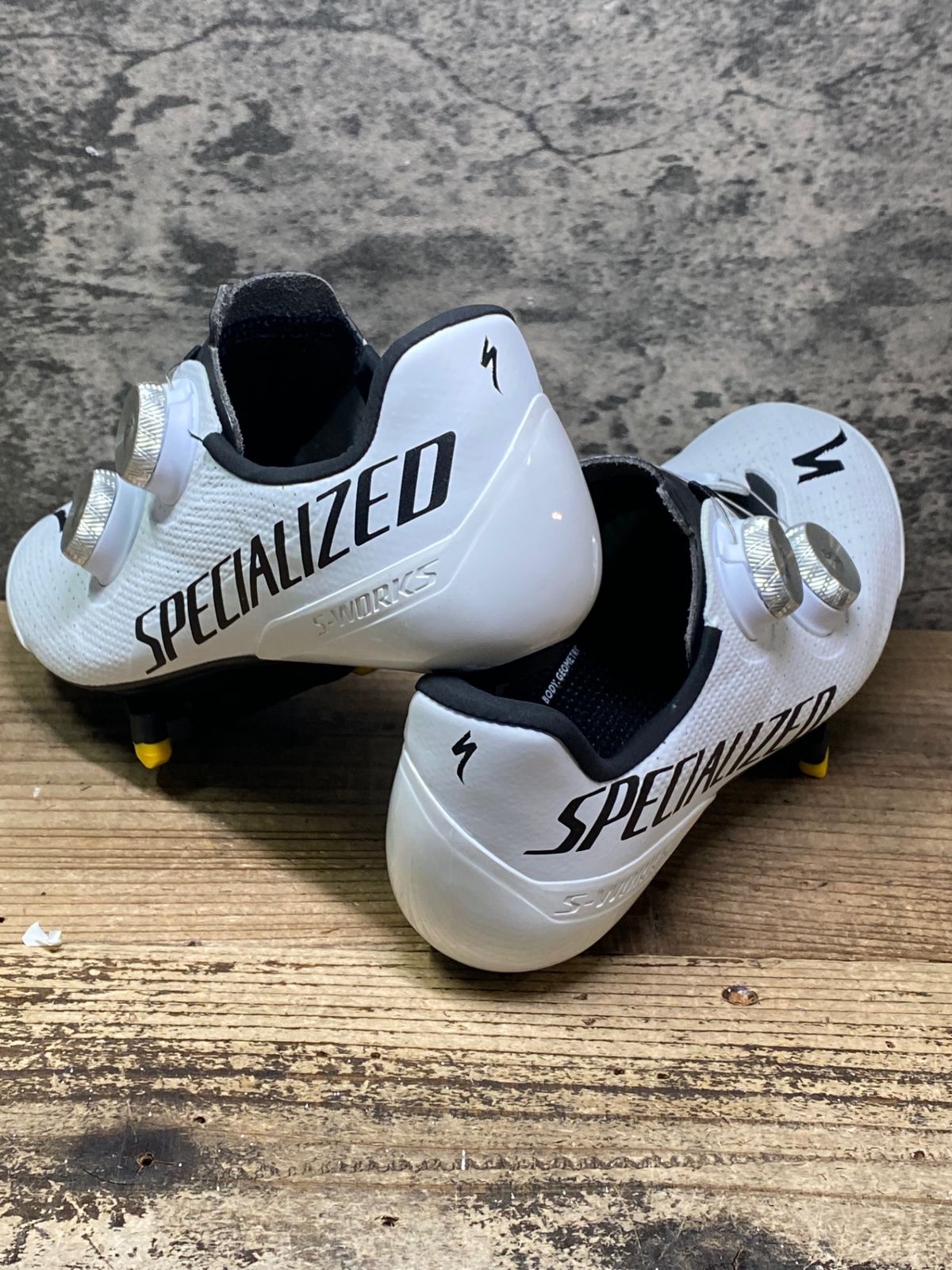 JJ916 スペシャライズド SPECIALIZED S-WORKS TORCH ビンディングシューズ EU38 SPD-SL チームホワイト