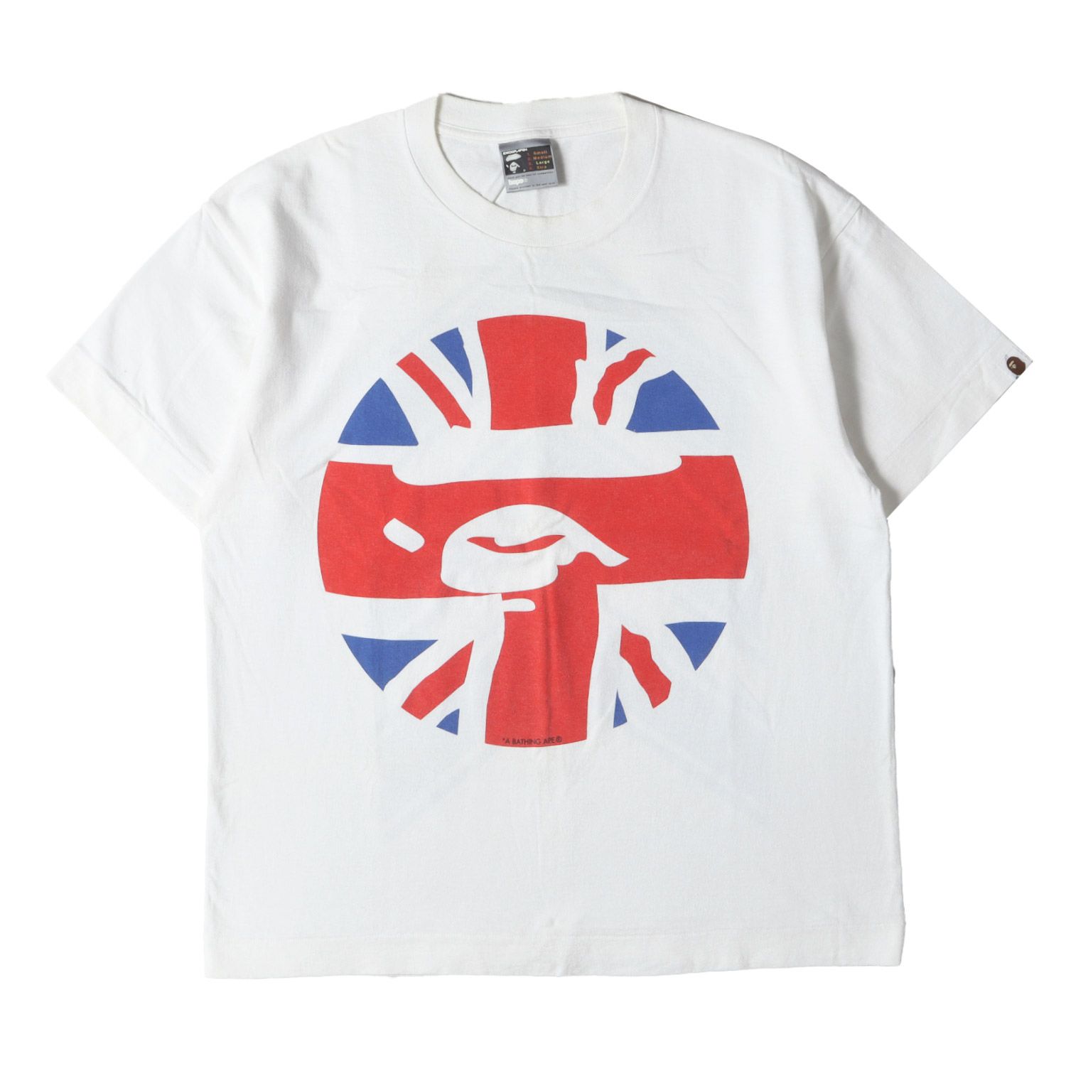 アベイシングエイプ　Tシャツ　S size A BATHING APE®のTシャツ」ってどんなサイズ感？定番Tシャツ