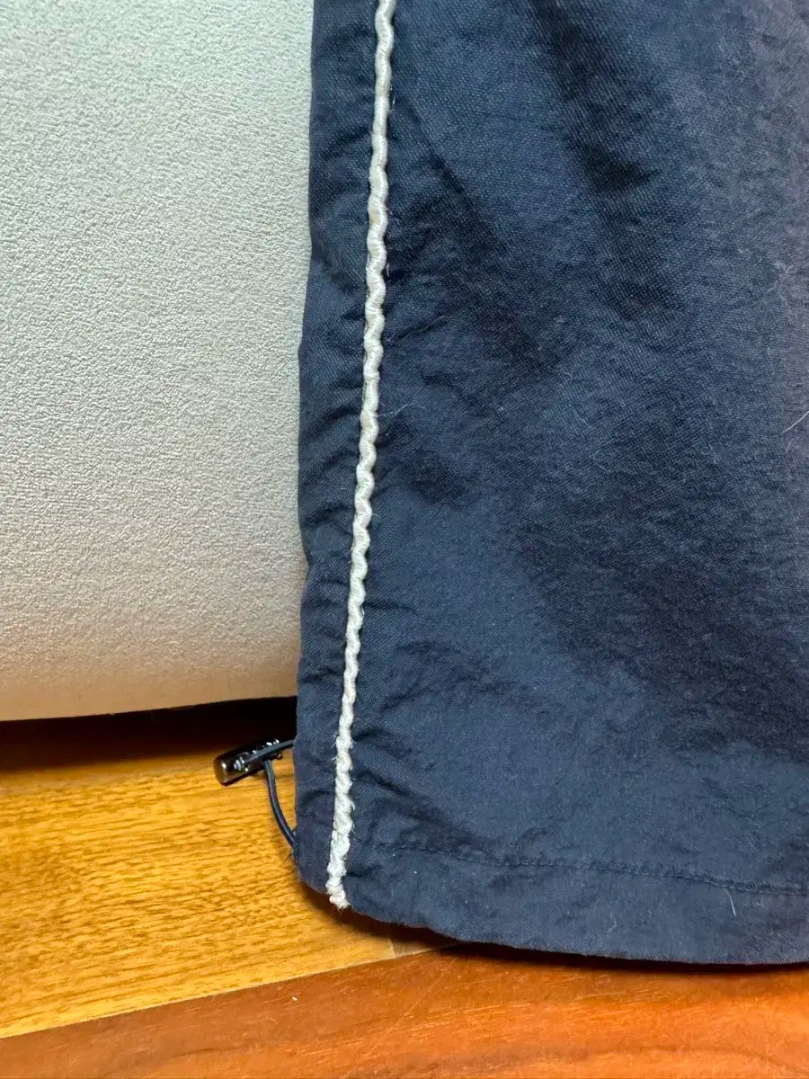 Newalrin ナイロン ワイド パンツ ネイビー DECORATOM_COM_BR