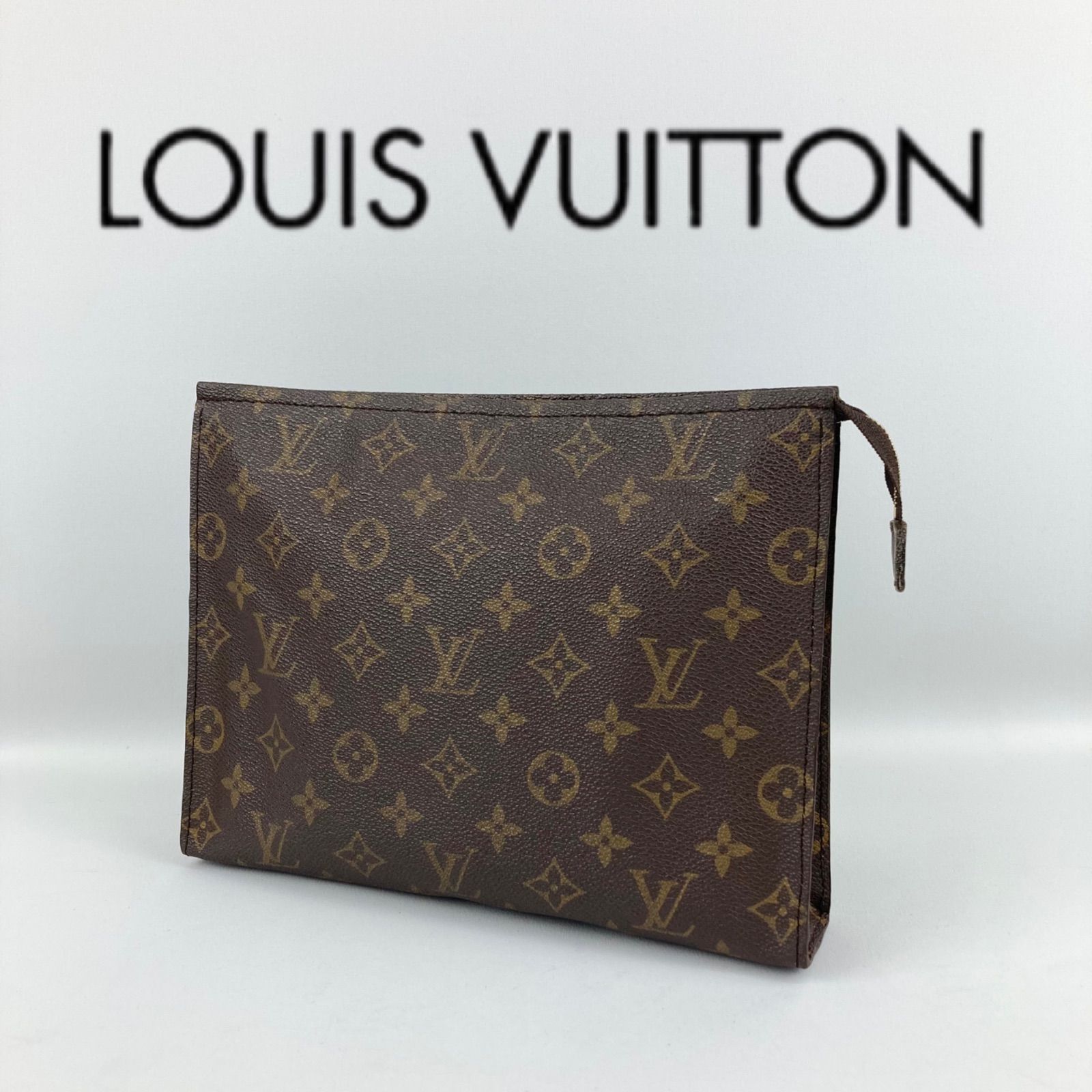 LOUIS VUITTON セカンドバッグ ポッシュトワレット26 M47542 ルイヴィトンポッシュトワレット 26 14145 ブラウン メンズ