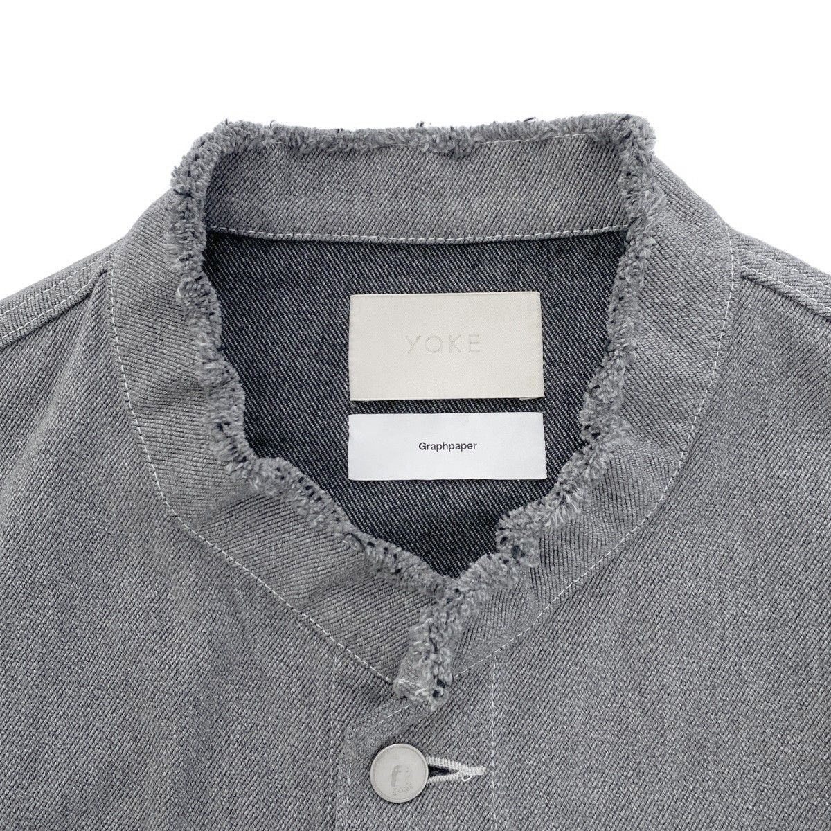 Graphpaper×YOKE グラフペーパー×ヨーク 24AW CUT-OFF DENIM TRUCKER 