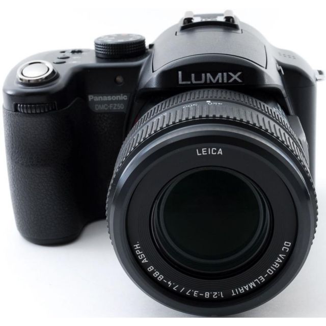 パナソニック コンデジ Panasonic LUMIX DMC-FZ50 ブラック 中古 新品