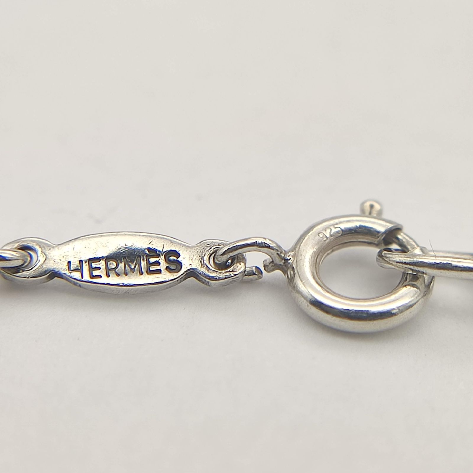 希少⭐︎HERMES シルバーチェーンネックレス エルメス シルバー チェーン ネックレス 甲丸 /24-3600S｜Yahoo
