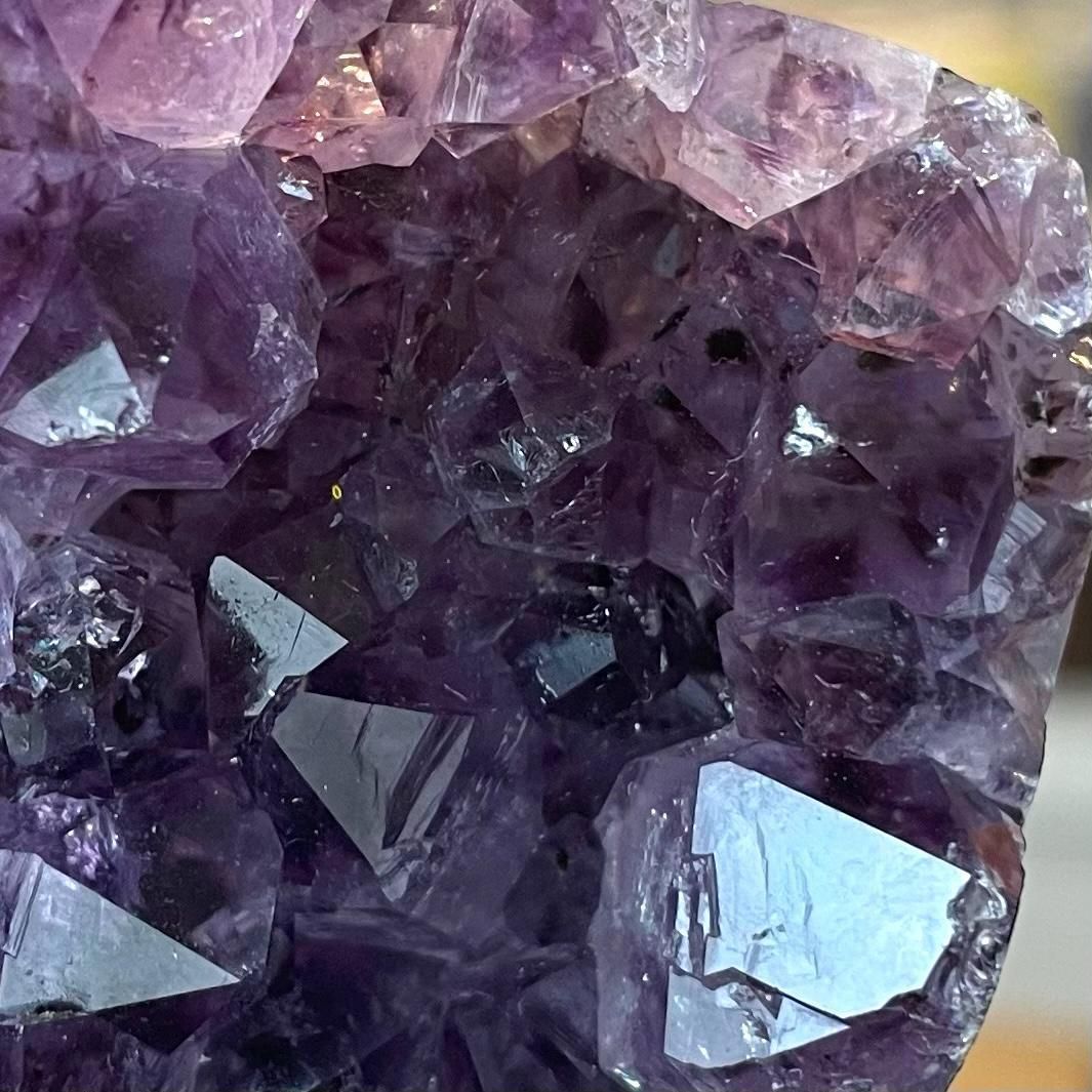 【癒し 濃紫400g】ブラジル産 アメジスト クラスター 天然石 原石 高品質✨ 癒し 濃紫400g】ブラジル産 アメジスト クラスター 天然石 原石 高品質✨