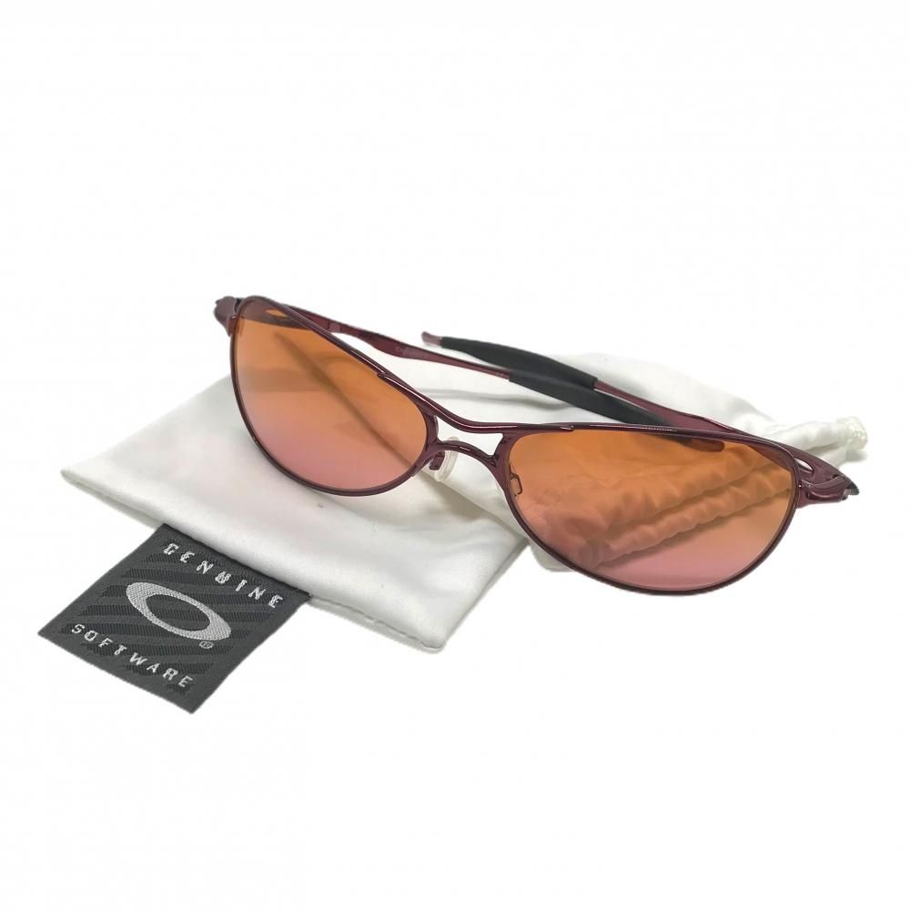 超 オークリー スポーツサングラス ピンク crosshairS レディース ゴルフウェア Oakley