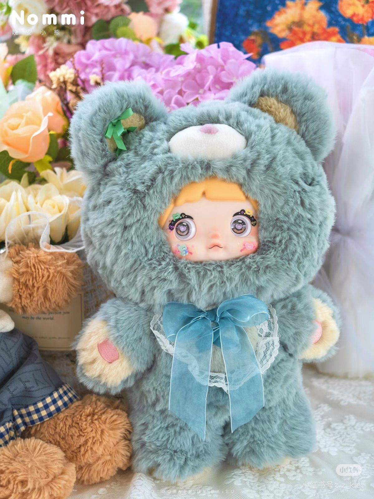 開封済 Nommi糯米儿 400%おやすみクマちゃん海外限定 人偶 DOLL 開封済】Nommi 糯米儿 Season4 400% “晚安小熊” “おやすみクマ