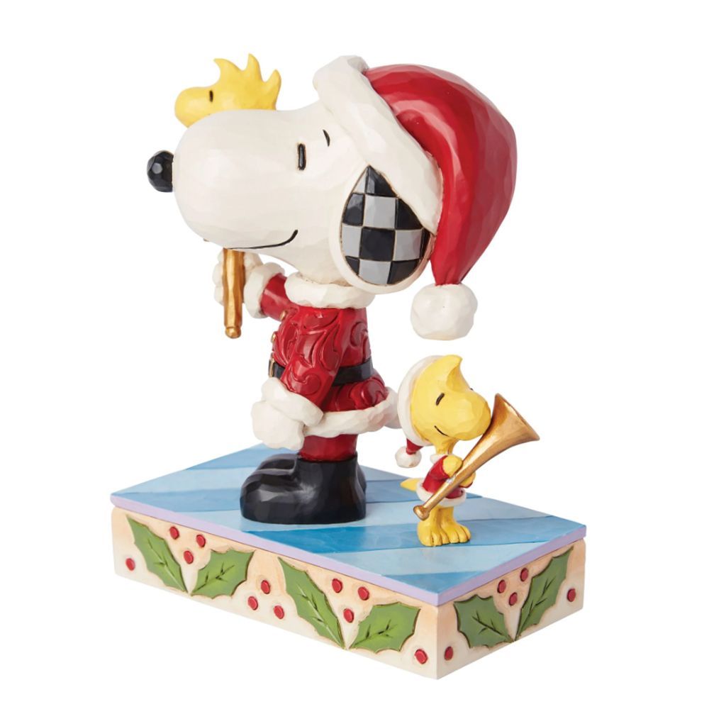 【ジムショア】スヌーピー ウッドストック ☆クリスマス 置物 フィギュア ジムショア クリスマス スヌーピー ＆ ウッドストック サンタ