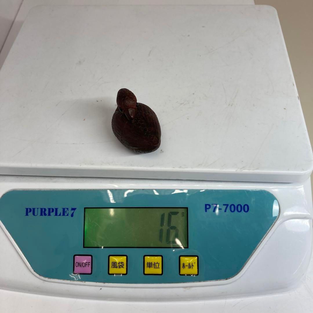 在銘「一真」和田一真 根付 共箱 16g 本Y6-0115☆トコチ