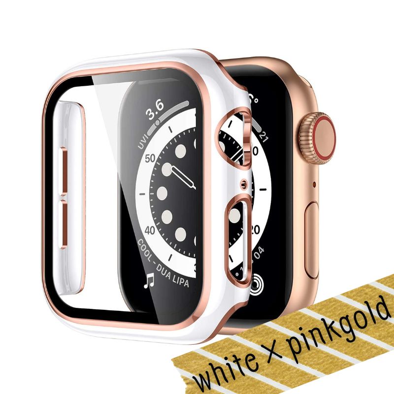 apple watch アップルウォッチ カバー 保護ケース バンパー ピンク