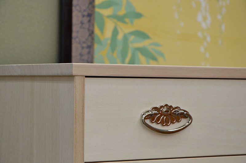 帯を入れやすい引出し内寸9ｃｍ 帯タンス