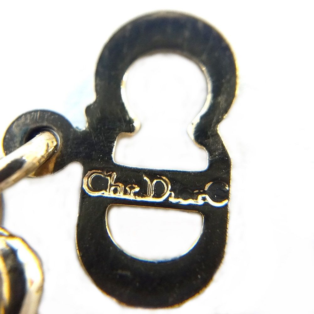 【時間指定不可】 クリスチャン ディオール Christian Dior 1Pストーン付き CD ネックレス（トップつき）