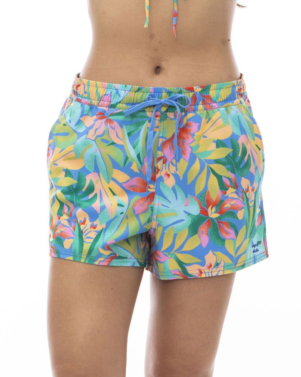 2024春夏 新品【BILLABONG/ビラボン】PRINT SHORT BOARDSHORTS ボードショーツ/サーフトランクス BJZ0 レディース BE01C-500