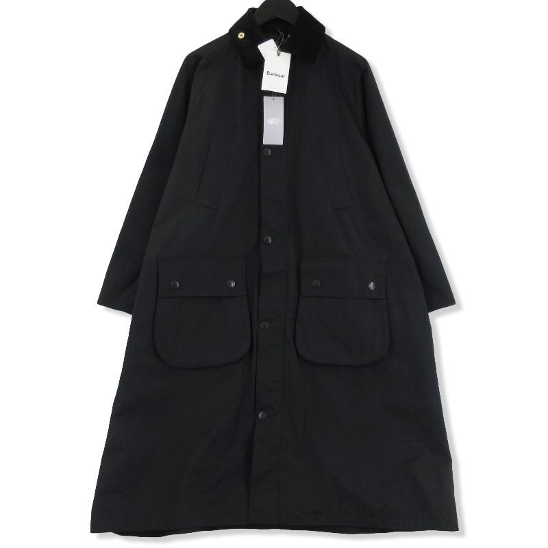 美品 Barbour × BEAMS BOY バブアー Balvenie Long Jacket 2102360 ビームスボーイ別注 レディース  ブラック 黒 10 71009835 - メルカリ