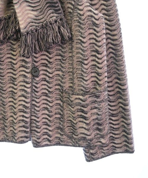 MISSONI ミッソーニ ノーカラージャケット レディース 【古着】【中古】 MISSONI ノーカラージャケット レディース 【古着】【中古】【送料無料