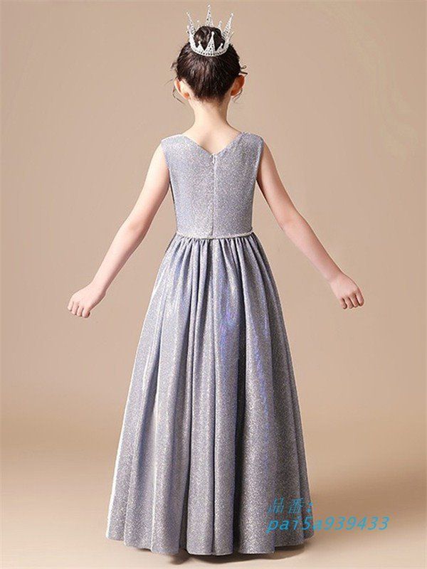 ピアノ発表会 ドレス キッズ キッズドレス ワンピース ロングドレス ノースリーブ ロング丈 子供ドレス 五分袖 ジュニアドレス pai5a939433 WWW_USTAUSTRALIA_COM_AU