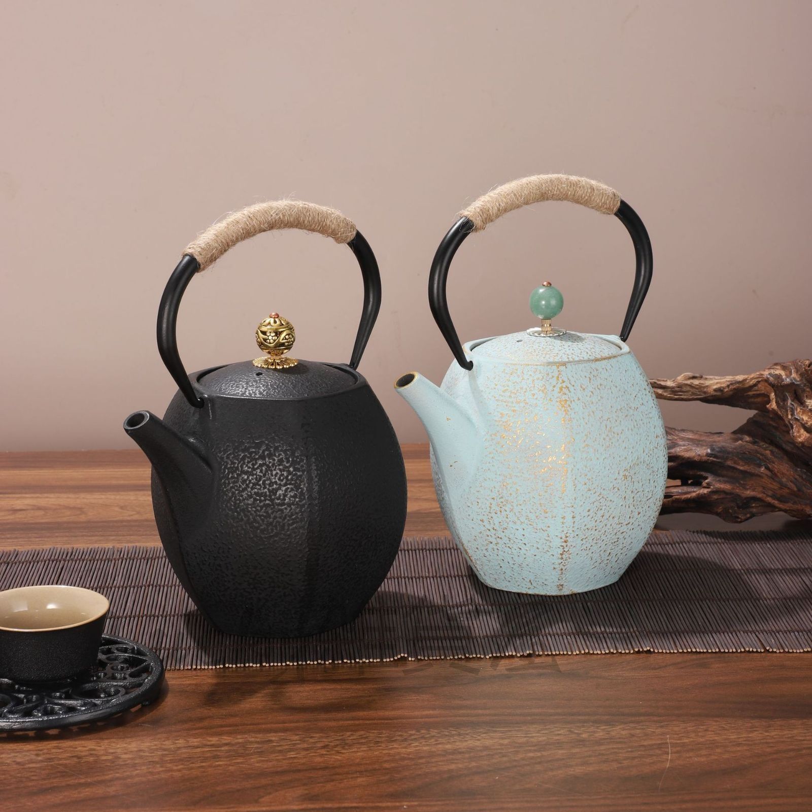 新品 鉄瓶 南部鉄器 鋳鉄 鉄 急須 ティーポット9O Amazon | 鉄瓶 鉄