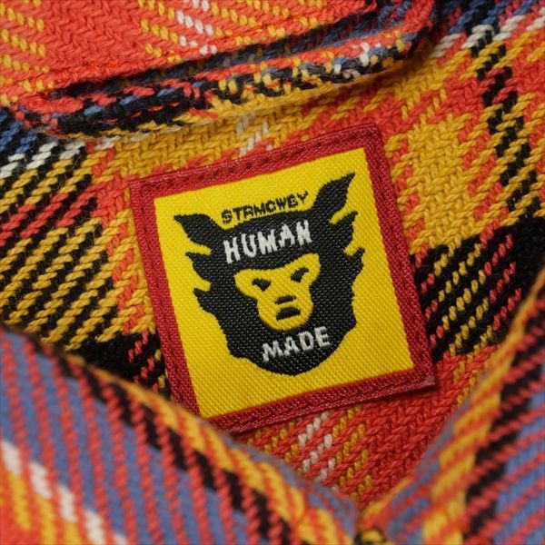 Size【M】 HUMAN MADE ヒューマンメイド CHECK SHIRT Orange Size【M】 HUMAN MADE ヒューマンメイド CHECK SHIRT Orange