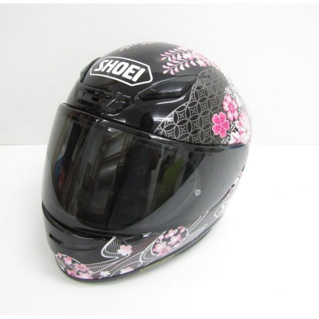 SHOEI ショウエイ フルフェイス ヘルメット Z-7 HARMONIC サクラ センターパット チークパット劣化 サイズ M 57cm CA997