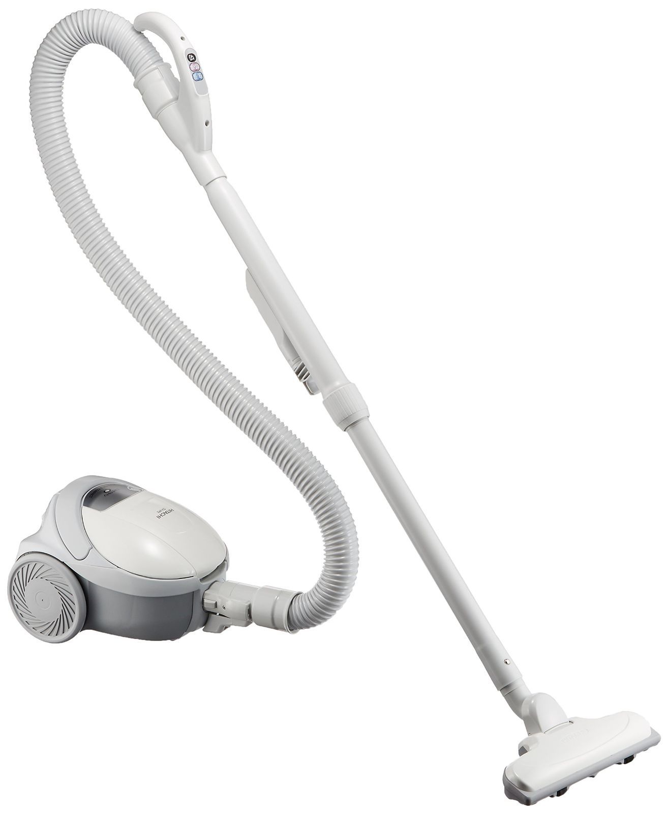 日立 軽量 掃除機 紙パック式 ハイパワー530W ヘッド丸洗い対応 CV-VP5 W ホワイト