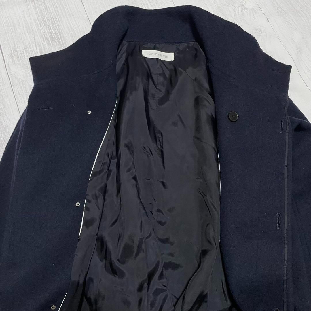 GALERIE VIE ギャルリーヴィー ウール100% スタンドカラー ロング