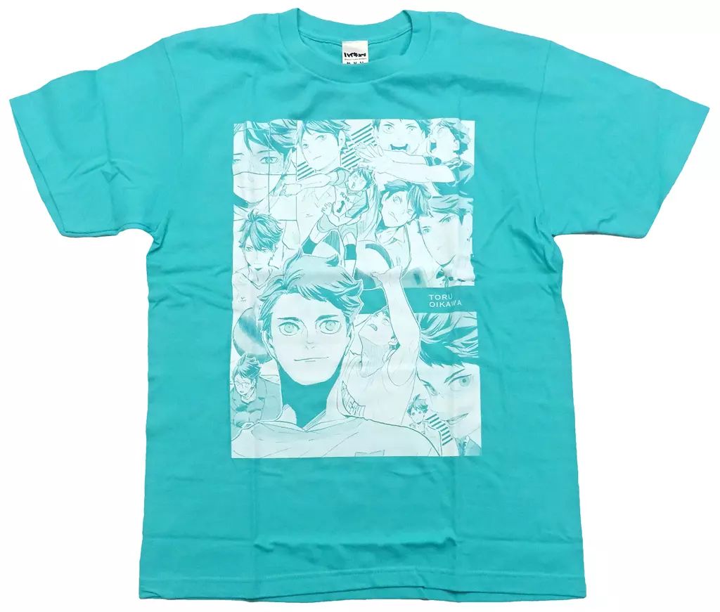 中古】衣類 及川徹 Tシャツ ライトブルー Mサイズ 「ハイキュー