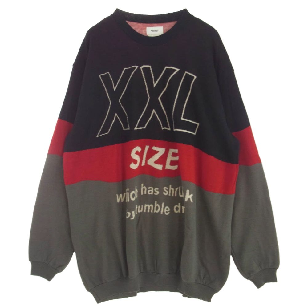doublet 17aw  オーバーサイズニット xxl ダブレット doublet 17AW 17AW15KN13-4 SHRUNK OVERSIZED KNITWEAR