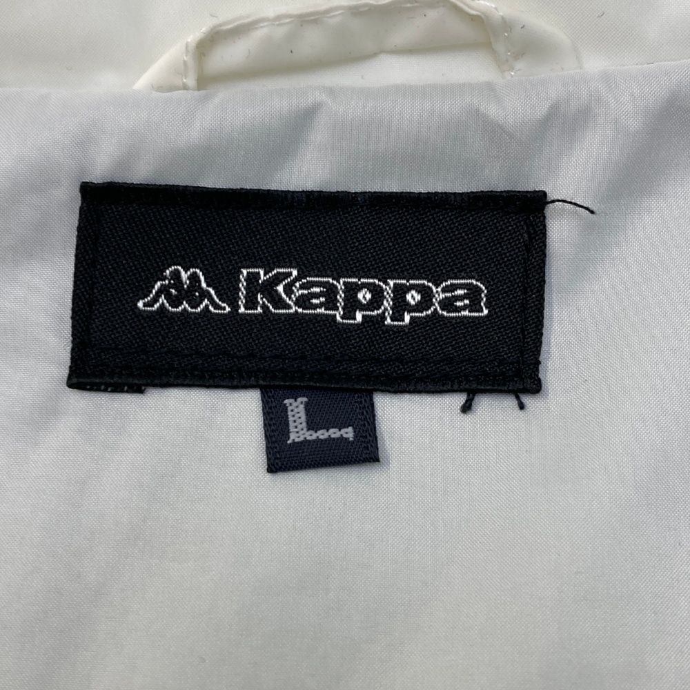   GOLF ホワイトジャケット Lサイズ サイズ：L KAPPA GOLF カッパゴルフ 裏メッシュ ジップジャケット