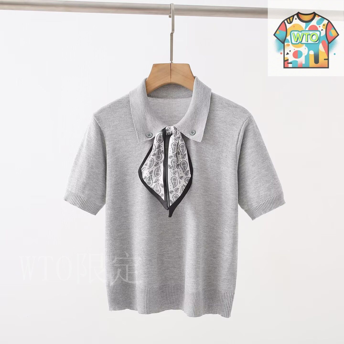新春値下げSandro サンドロ　ニットシャツ 今日特価】Sandro Scarf サンドロ ボタンカラーニット T - メルカリ