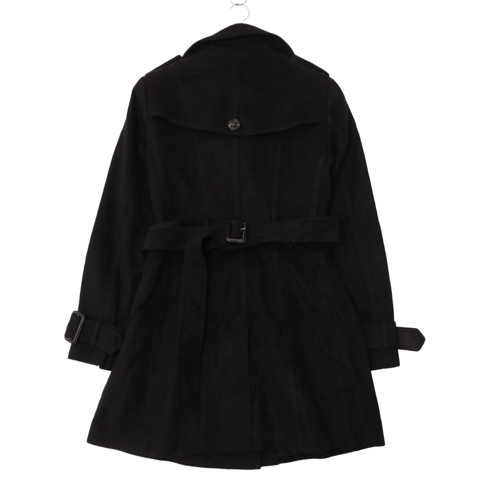 バーバリー　トレンチコート　ブラック　古着 Burberry(バーバリー) トレンチコート ブラック襟 - Lubb