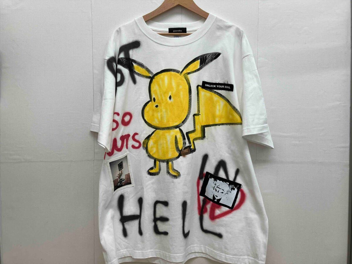 Guernica ピカチュウ 半袖Tシャツ ゲルニカ ポケモン ポケットモンスター 白 ホワイト - メルカリ